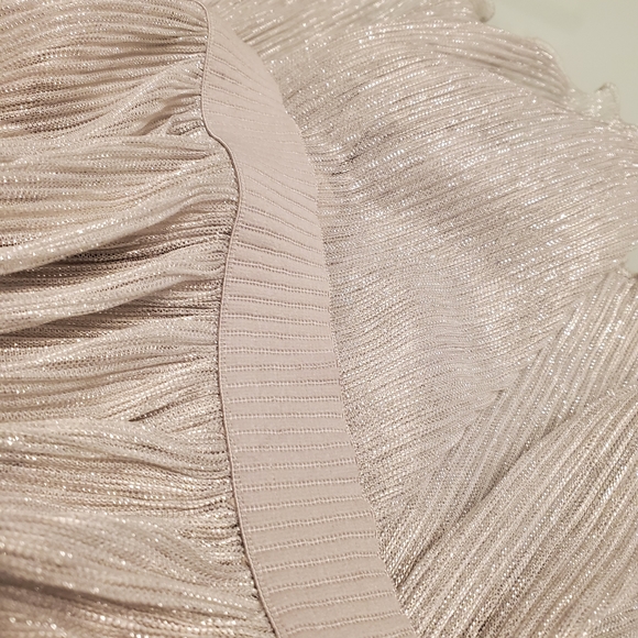 Midi length silver sparkly skirt - Picture 4 of 5